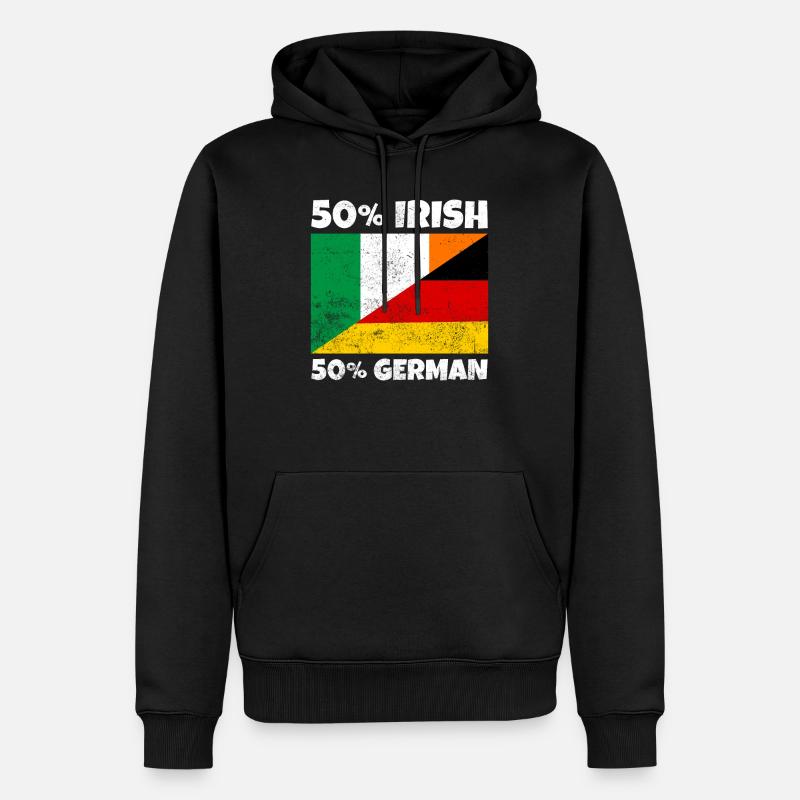 Saint Patricks Day 47 - Männer Premium Bio Hoodie - Schwarz
