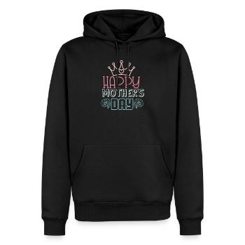 Sweet Family - Alles Gute zum Muttertag - Männer Premium Bio Hoodie - Schwarz - Vorne - Nico (187cm)