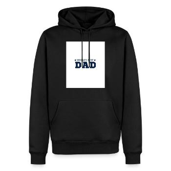 World´s best Dad - Männer Premium Bio Hoodie - Schwarz - Vorne - Nico (187cm)