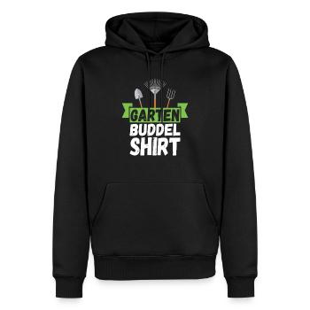 Garten Buddel Shirt Hobbygärtner Gärtnerin - Männer Premium Bio Hoodie - Schwarz - Vorne - Nico (187cm)