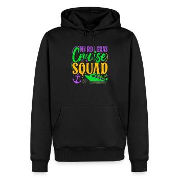 Mardi Gras Family Cruise Squad Vacation Matching F - Männer Premium Bio Hoodie - Schwarz - Vorne - Nico (187cm)