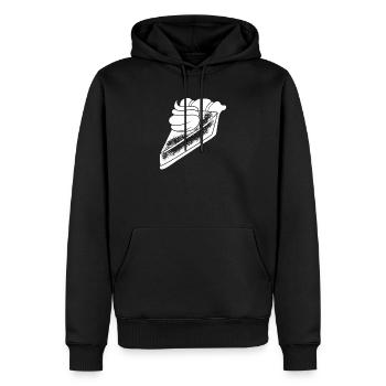 Thanksgiving Kuchen - Männer Premium Bio Hoodie - Schwarz - Vorne - Nico (187cm)