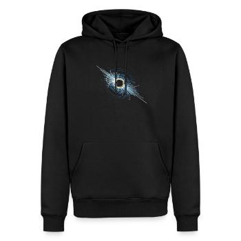 Scientists Physical - Men’s Premium Organic Hoodie - black - Front - Nico (187cm)