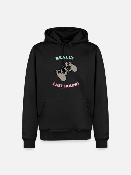 Controller Really Last Round - Men’s Premium Organic Hoodie - black