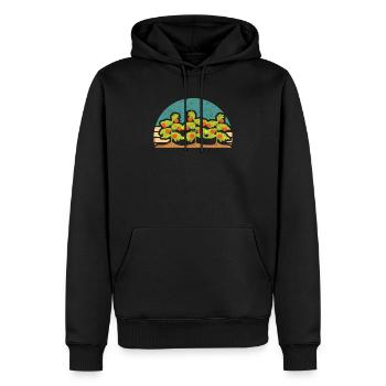 Tomaten Pflanze Hobby Lustig Gartenarbeit Gemüse - Männer Premium Bio Hoodie - Schwarz - Vorne - Nico (187cm)
