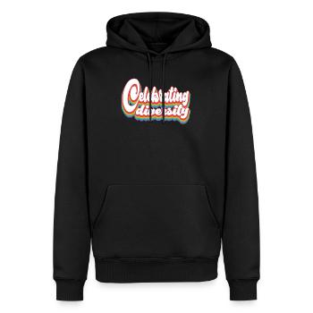 Pride Month LGBTQ - Celebrating Diversity - Men’s Premium Organic Hoodie - black - Front - Nico (187cm)