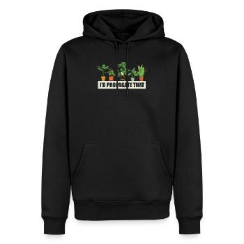 I'd Propagate That Plants Gardeners Indoor House - Männer Premium Bio Hoodie - Schwarz - Vorne - Nico (187cm)