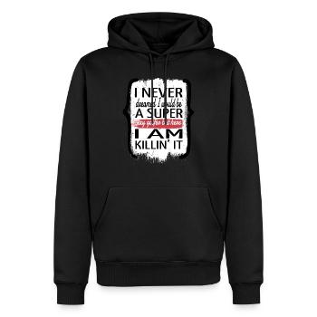 golfenfants clubs de golf drôles garçonsgolf drôlegolfcitation - Sweat à capuche Premium bio Homme - noir - Devant - Nico (187cm)
