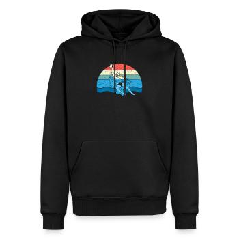 Wasserball Ball Sport Spieler Fan Trainer Torwart - Männer Premium Bio Hoodie - Schwarz - Vorne - Nico (187cm)