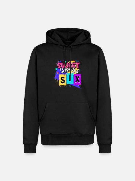 Sweet Sassy & Six - Men’s Premium Organic Hoodie - black