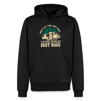 Je peux encore construire une voiture rétro classique Hot Rods - Sweat à capuche Premium bio Homme - noir - Devant - Nico (187cm)