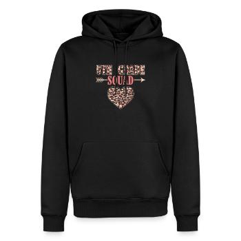 5th Grade Squad Teacher Fifth Student Team Back - Men’s Premium Organic Hoodie - black - Front - Nico (187cm)