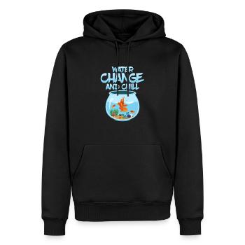 Water Change And Chill Fish Keeping Aquarium Owner - Männer Premium Bio Hoodie - Schwarz - Vorne - Nico (187cm)