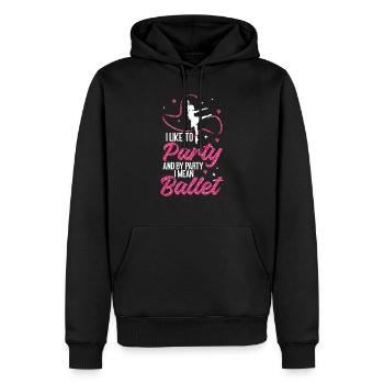 Ballet Dancer Dance Girl Ballerina - Männer Premium Bio Hoodie - Schwarz - Vorne - Nico (187cm)