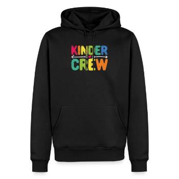Kinder Crew Kindergarten Lehrer Lustig Erster Tag - Männer Premium Bio Hoodie - Schwarz - Vorne - Nico (187cm)