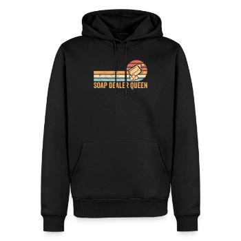 Seifenherstellung Seifenhändler - Männer Premium Bio Hoodie - Schwarz - Vorne - Nico (187cm)