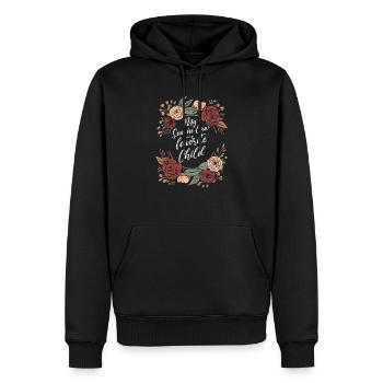 Mon gendre est mon enfant préféré pour Mother Pun - Sweat à capuche Premium bio Homme - noir - Devant - Nico (187cm)