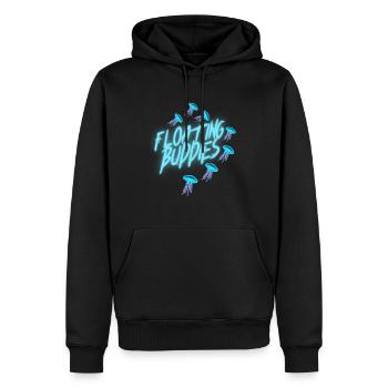 Amis nageurs Méduses Méduses Cadeau - Sweat à capuche Premium bio Homme - noir - Devant - Nico (187cm)