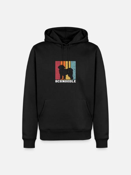 Schnoodle - Männer Premium Bio Hoodie - Schwarz