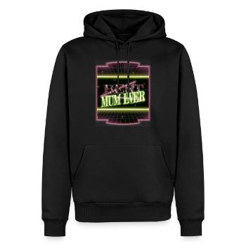 birthday present christmas present - Men’s Premium Organic Hoodie - black - Front - Nico (187cm)