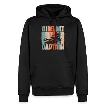 Hydroplan Hydroplan hydrographique d’hydrobateau d’hydrographe d’hydroglisseur d’hydrographe d’hydrographe - Sweat à capuche Premium bio Homme - noir - Devant - Nico (187cm)