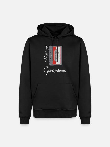 Like my mixtape - Männer Premium Bio Hoodie - Schwarz