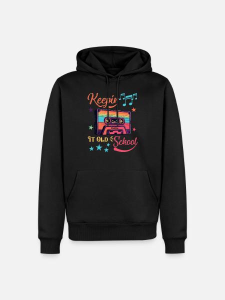 Like my mixtape - Men’s Premium Organic Hoodie - black