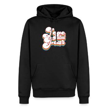 Liebe ohne Angst - Pride Month LGBTQ - Männer Premium Bio Hoodie - Schwarz - Vorne - Nico (187cm)