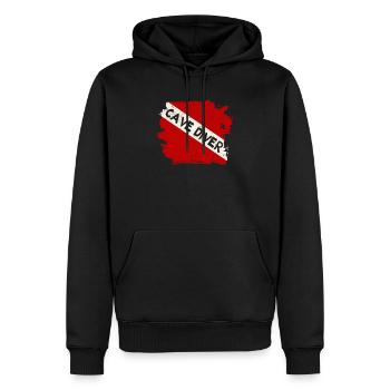 Höhlentauchlehrer Divemaster Tieftauchlehrer - Männer Premium Bio Hoodie - Schwarz - Vorne - Nico (187cm)