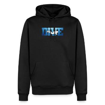 Tauchen Ozean Liebhaber Tauchen Urlaub Schnorcheln - Männer Premium Bio Hoodie - Schwarz - Vorne - Nico (187cm)