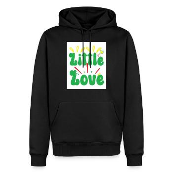 Little love - Men’s Premium Organic Hoodie - black - Front - Nico (187cm)