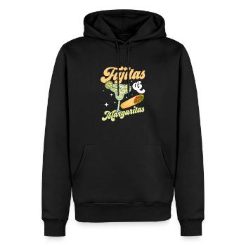 Fajitas & Margaritas Foodie Taco Food Wrap - Männer Premium Bio Hoodie - Schwarz - Vorne - Nico (187cm)