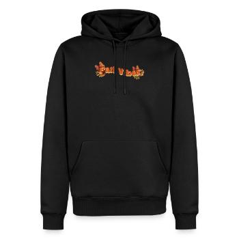 Hallo Herbst Vibes Saison Falling Autumn Leaves - Männer Premium Bio Hoodie - Schwarz - Vorne - Nico (187cm)