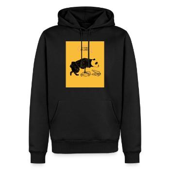 CELA POURRAIT ÊTRE PIRE - Sweat à capuche Premium bio Homme - noir - Devant - Nico (187cm)