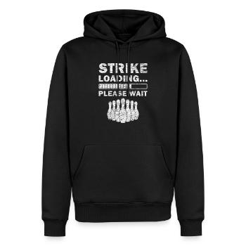 Strike Loading Please Wait - Sweat à capuche Premium bio Homme - noir - Devant - Nico (187cm)