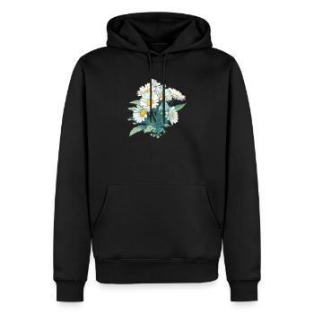 Awesome Gänseblümchen Blumen Vintage Cool Gänseblümchen Liebhaber - Männer Premium Bio Hoodie - Schwarz - Vorne - Nico (187cm)