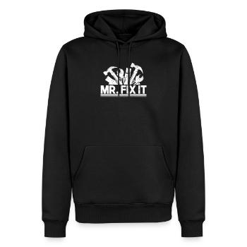 Mr Fix It Funny Handyman Wrench Tools Briy Repair - Sweat à capuche Premium bio Homme - noir - Devant - Nico (187cm)
