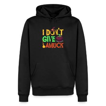 Ich gebe nicht auf, lustige Halloween-Hexe Hut - Männer Premium Bio Hoodie - Schwarz - Vorne - Nico (187cm)