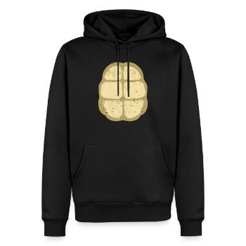 Drôle de fête d’Halloween DIY Turtle Tank - Sweat à capuche Premium bio Homme - noir - Devant - Nico (187cm)