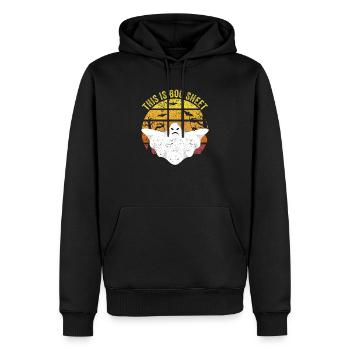C’est Boo Sheet Ghost Funny Halloween Spooky - Sweat à capuche Premium bio Homme - noir - Devant - Nico (187cm)