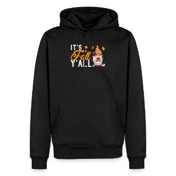 Es ist Herbst ihr alle Gnom Kürbis Halloween Ernte - Männer Premium Bio Hoodie - Schwarz - Vorne - Nico (187cm)