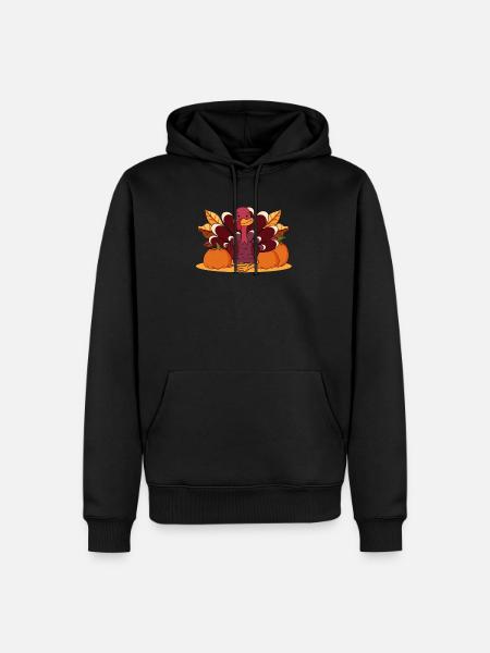 Lotus Pose Yoga Lover Türkei Yogi Lustige Thanks - Männer Premium Bio Hoodie - Schwarz