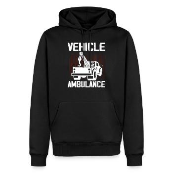Vehicle Ambulance Tow Truck Driver Trucking - Männer Premium Bio Hoodie - Schwarz - Vorne - Nico (187cm)