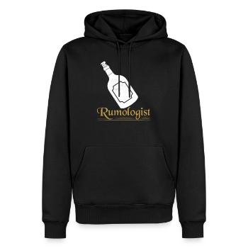 Rumologist Rum Caribbean Alcohol - Männer Premium Bio Hoodie - Schwarz - Vorne - Nico (187cm)