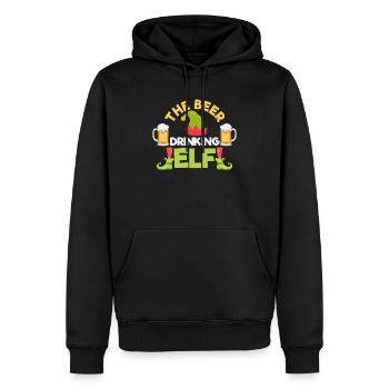 Die biertrinkende Elfenliebhaber-Familie Pyjama - Männer Premium Bio Hoodie - Schwarz - Vorne - Nico (187cm)