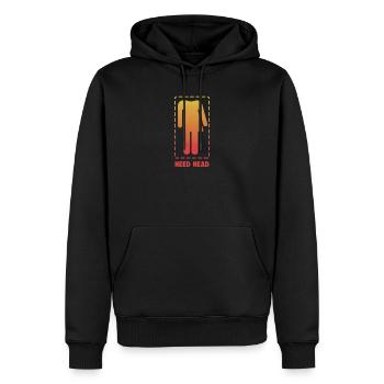 Cool Need Head Joke Headless Transgender LGBTQ - Sweat à capuche Premium bio Homme - noir - Devant - Nico (187cm)