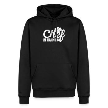 Koch in Ausbildung Küche Kulinarischer Koch Lebens - Männer Premium Bio Hoodie - Schwarz - Vorne - Nico (187cm)