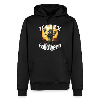 Halloween Party Zombie - Men’s Premium Organic Hoodie - black - Front - Nico (187cm)