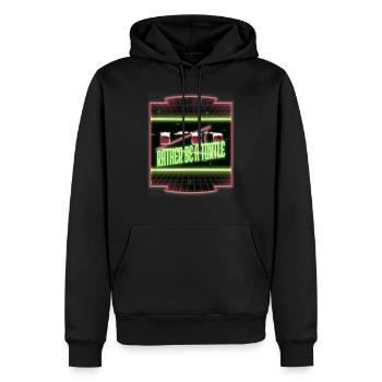 GolfDécor Idée cadeau GolfJersey Bday Cutegolf - Sweat à capuche Premium bio Homme - noir - Devant - Nico (187cm)