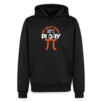 Soyez irrationnel C’est Pi Tag Math Symbol - Sweat à capuche Premium bio Homme - noir - Devant - Nico (187cm)